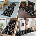 thumbnail image 5 of Runner Rugs 2x6 Ft, Halloween Dinosaur Black Non Slip Area Rugs for Kitchen Bedroom Entryway, Funny Dino Skull Boys Girls Children Washable Carpet Runner Rug Floor Mats for Bedroom Home Decor, 5 of 8