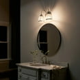 thumbnail image 3 of 55042NI Kichler Lighting Voclain - 2 Light Bath Vanity Approved for Damp Locations - with Vintage Industrial inspirations - 10.5 inches tall by 16, 3 of 6