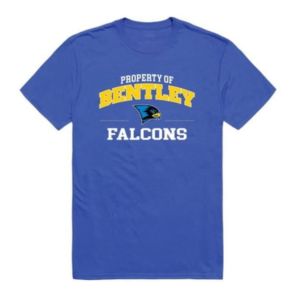 Bentley University Falcons Property College T-Shirt, Royal - Small