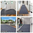 thumbnail image 4 of ANTPOP Runner Rug Outdoor Carpet Runners Hallway Non-Slip Rubberback Area Rugs Indoor Entrance Mat for Entryway Kitchen, 2'x10', Checkred Gray, 4 of 6