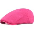 thumbnail image 4 of CoCopeaunts Newsboy Hats for Women Spring Summer Retro Solid Plain Ivy Cap Retro Artist Painter Beret Hat Adjustable Cabbie Hat, 4 of 7