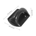 thumbnail image 2 of HEALEEP Modern Kitchen Hardware 2pcs Suction Cup Handles For Cabinets Drawers Black Matte, 2 of 8