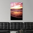 thumbnail image 3 of Great Big Canvas "Hawaii, Maui, Wailea Beach At Sunset, Pink Clouds And Reflections On Water"  by Joe Carini White Peach   Wrapped Canvas Print Wall Artwork, 3 of 7