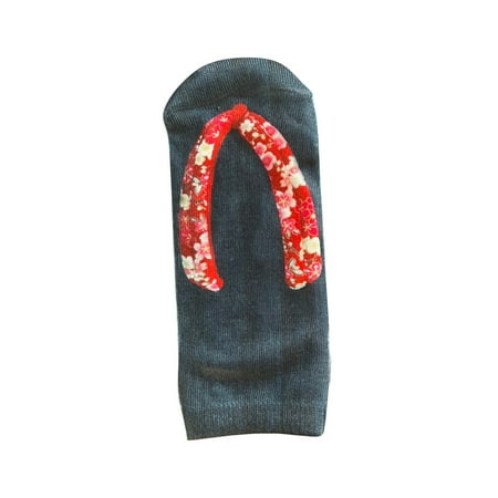

Fesfesfes Clearance Men and Woman Socks Funny Flip Flops Print Socks Sweat-absorbent Short-section Socks