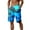Z134-Blue, variant on 6xl Swim Trunks for Men Big and Tall Retro Athletic Funny/novelty Print Quick Dry Spring Break Swim Trunks with Pockets Anti-Chafe Beach Wear