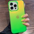 thumbnail image 4 of Funda de silicona transparente mate para iPhone, carcasa trasera protectora a prueba de golpes, de lujo, colorida, para iPhone 15, 14, 13, 12 Pro Max, 4 of 5