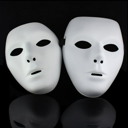 One pair Jabbawockeez Hiphop Mask Halloween Cosplay Costume Party mask White