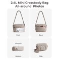 thumbnail image 3 of Bandolera BAGSMART Bolso de hombro acolchado marrón-pequeño, 3 of 7