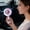Pink, variant on Lunxisen 2 Pcs Portable USB Rechargeable Handheld Fan with LED Lights Display for Home Outdoor Travel Cooling Personal Fan