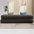 thumbnail image 5 of ZAFLY Canapé-Lit Futon Format Grand, Canapé Convertible Pliable, Canapé de Sol Lit de Repos, Gris Foncé, 5 of 5