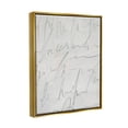 thumbnail image 2 of Stupell Industries Contemporary Cursive Script Abstract Scribble Words Painting Metallic Gold Floating Framed Canvas Print Wall Art, Design by Emma Caroline, 2 of 5