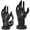 Black, variant on Silverhand Mechanical Hand Controller Stand, Gaming Accessory Holder for PC, Resin Art Desk Decor for Modern Home and Gaming Room