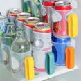 thumbnail image 4 of Refrigerated Can Rack Fridge Beer Storage Box Drink Organizer Shelf Hand-held  Home Kitchen Beverage Drink Can Storage Box (Orange color), 4 of 7