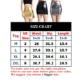 thumbnail image 2 of LELINTA Womens High Waist Solid Bright Slim Hip Skirt Shiny Metallic Liquid Short Mini Skirt, 2 of 8
