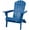 Navy Blue, variant on CQSXDA Classic Wooden Adirondack Lounge Chair in Natural Finish Embossed Grain Design with Folding Feature for Gardens and Patios, White