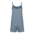 thumbnail image 5 of gakvov Women'S Fashion Two Piece Silk Sleepwear Nightwea Soft Casual Pajamas Sets, 5 of 6
