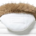 thumbnail image 2 of Ceisia Men Thick Fleece Lined Warm Winter Puffer Coat With Hood Casual Outerwear White L Gift, 2 of 4