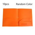 thumbnail image 2 of Pouches For Organization PP Double Pocket Folder Set Of 10 Ideal For Students & Document Organization, 2 of 4