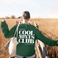 thumbnail image 5 of XIAONU Cool Aunts Club Sweatshirts For Women Double Sided Graphic Crewneck Sweatshirt Casual Daily Top, 5 of 6