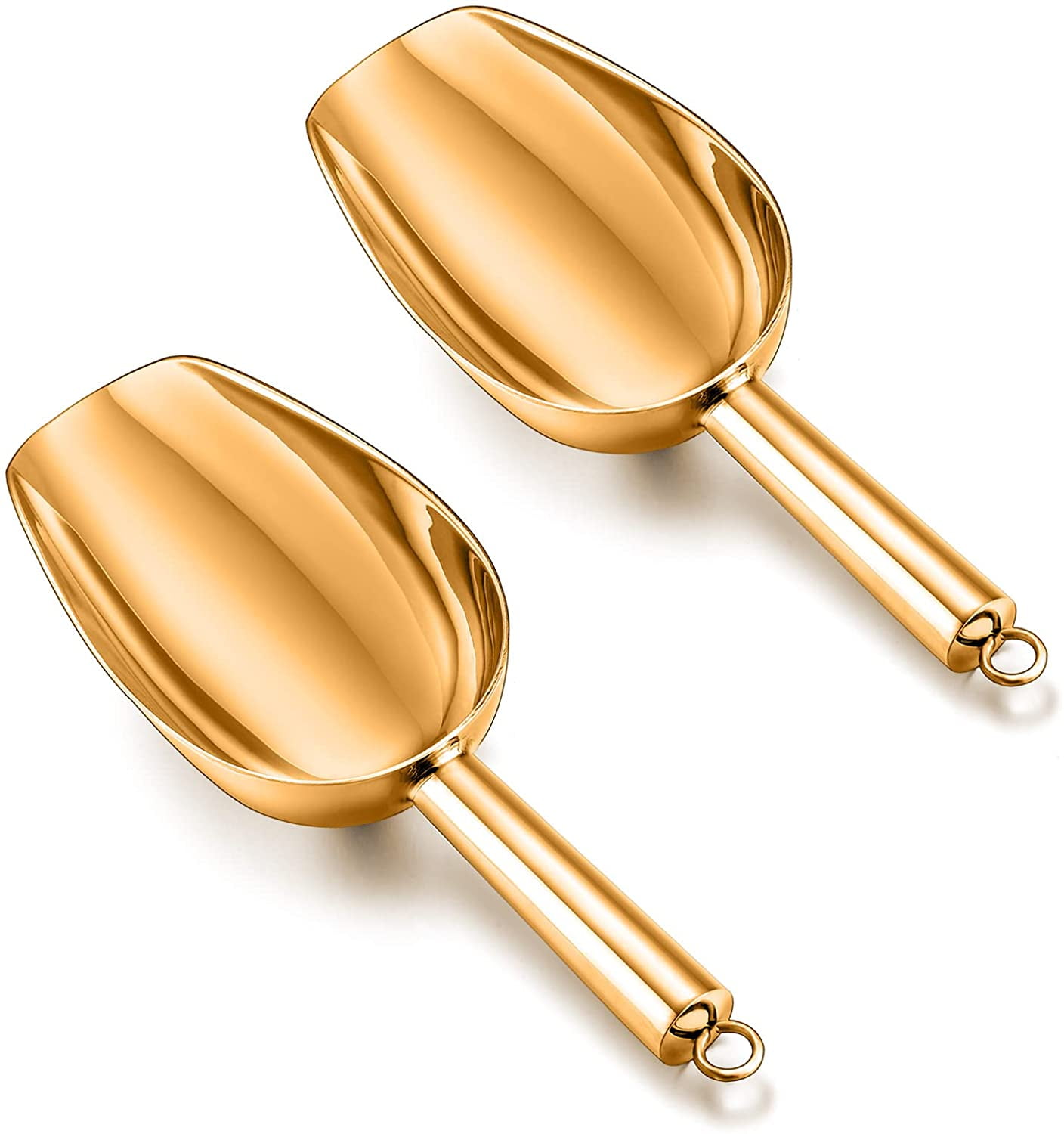 Cooking & Dining Mirror Finish & Dishwasher Safe TeamFar Mini Scoop Set