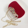 thumbnail image 3 of Youkk Trendy Clutches For Evening Events - Look Evening Bags Convenient red 1, 3 of 6
