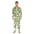 thumbnail image 2 of Cute Frogs Adult onesie Pajamas, Crystal Velvet Ultra Soft Warm Jumpsuit for Men and Women, 2 of 7
