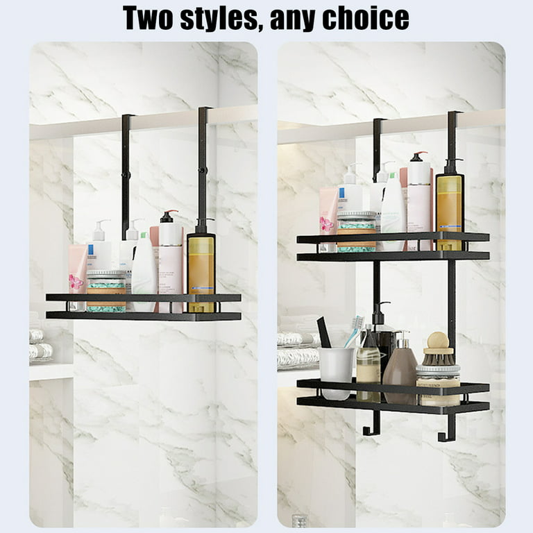 Acrylic Bathroom Shelves No-drill Corner Shelf Shower Storage Rack