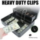 thumbnail image 4 of Caja de efectivo, 11.8l x 9.5w x 3.5h pulgadas, negra, caja de efectivo con bandeja de dinero y cerradura con llave con 4 ranuras para billetes y 5 monedas, caja de seguridad grande con llave, ca, 4 of 5