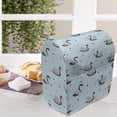 thumbnail image 3 of Swan Stand Mixer Cover, Dark Color Swans on Pale Blue Backdrop with Little Black Circles and Red Dots, Kitchen Appliance Organizer Bag Cover with Pockets, 5 Quarts, Grey Pale Blue Red, by Ambesonne, 3 of 4