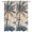 Navy Blue Brown, variant on Outdoor Curtains for Patio Waterproof, Navy Blue Brown Windproof Pravicy Outside Porch Blackout Curtain, Tropical Botanical Palm Leaves Retro Sun Blocking Curtains for Cabana 2 Panels 54"x95"