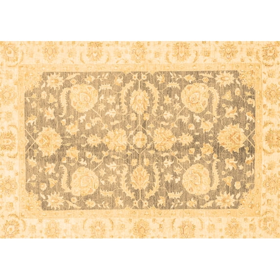 Ahgly Company Indoor Rectangle Oriental Brown Traditional Area Rugs, 3' x 5'