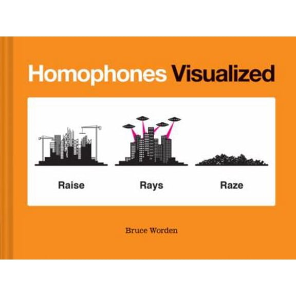 Pre-Owned Homophones Visualized: (Book Lover Gift, Nerdy Word and Wordplay Book) (Hardcover) 1452180032 9781452180038