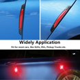 thumbnail image 4 of HSHDLDF Autocollants de Protection Réfléchissants Universels 4 Pcs pour Porte de Voiture, Autocollant de Protection en Fibre de Carbone pour Voiture, SUV, Camionnette (Rouge, pour Autocollant de Porte de Voiture), 4 of 5