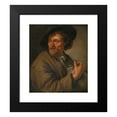thumbnail image 2 of Jacob Toorenvliet 20x23 Black Modern Framed Museum Art Print Titled - Man Holding a Jug (1679), 2 of 5