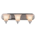 thumbnail image 2 of Trans Globe Bel Air Series CB-3503 PC Vanity Bar, 60 W, 3-Lamp, E26 Lamp, Metal Fixture, Polished Chrome Fixture, 2 of 2