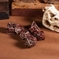 thumbnail image 2 of Cusdie 7-Die Metal DND Dice Set, Ghost Claw Design Metal Polyhedral D&D Dice Set for DND Dungeons and Dragons TTRPG Role Playing Games, 2 of 5