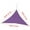 Purple, variant on Tyidzon Sun Shades Outdoor Patio, UV Block Triangle Shade Sail for Patio, Garden, Pergola, Swimming Pool 13x13x13 Ft
