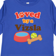 thumbnail image 4 of Inktastic Vizsla Loved by a (dog Breed) Boys or Girls Long Sleeve Toddler T-Shirt, 4 of 5