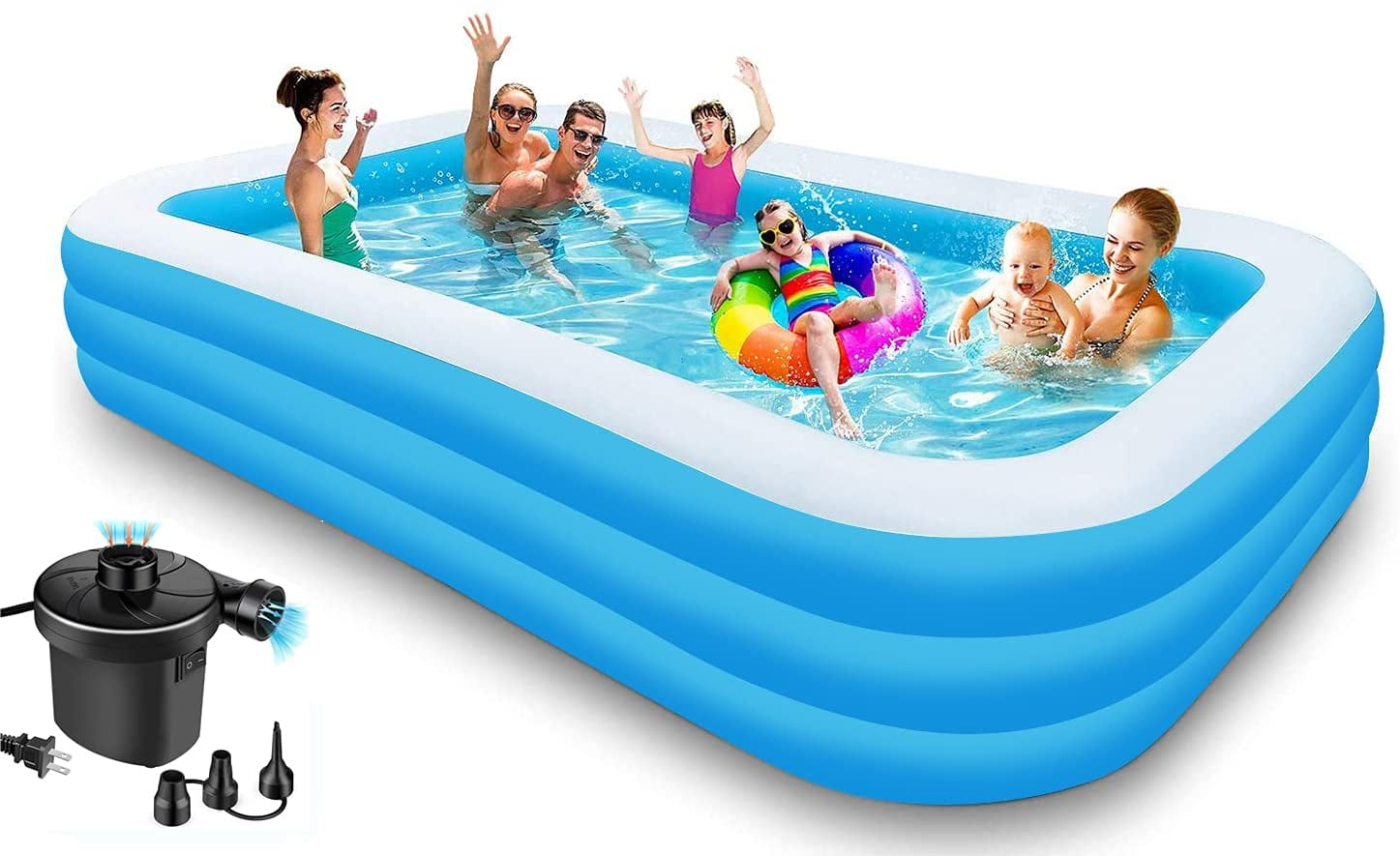 Swimming Pool for Kids and Adults Above Ground Pool 120"x72"x22