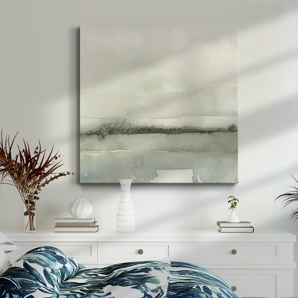 Wexford Home Winter Reflections III-Premium Gallery Wrapped Canvas, 24" x 24" - Ready to Hang