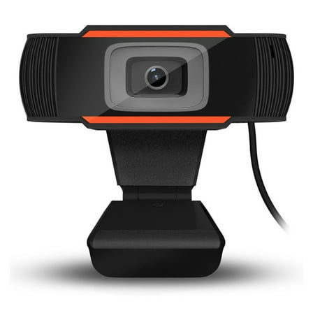 720P Webcam Built-in Mic 180°RotatableComputer Web Camera USB Plug and for Play for Live Streaming Recording Gaming