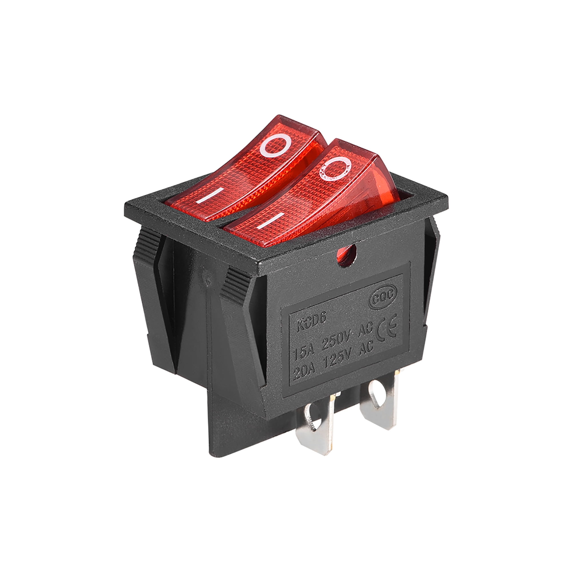 Boat Rocker Switch Double position Red Toggle Switch for Boat Car