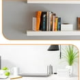 thumbnail image 2 of cyrico Acrylic Bookends 8 Pieces, Clear Bookends with Non-Slip Stickers Decorative Book Ends for Shelves Book Holder Stand for Desktop Organizer, Book Stopper for Home Library Office Supplies, 2 of 5
