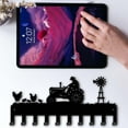 thumbnail image 7 of Farm Metal Key Holder Farm Tractor Wall Mounted Key Organizer Key Hanger with Hooks Home Storage Hat Cloth Necklace Living Kids' Room Door Home Wall Decoration 33×15cm, 7 of 7