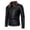 Black, variant on Azrian Clearance Men's Jacket, Winter Warm Button Down Cotton Men's Zipper Opening And Closing Coat Long Sleeve Turn-Down Collar Jacket Leather Jacket With Pockets