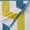 Blue / Yellow, variant on Great Bay Home Cotton Cabana Stripe 4-Pack Beach Towel (4 Pack - 30" x 60", Navy / Taupe)