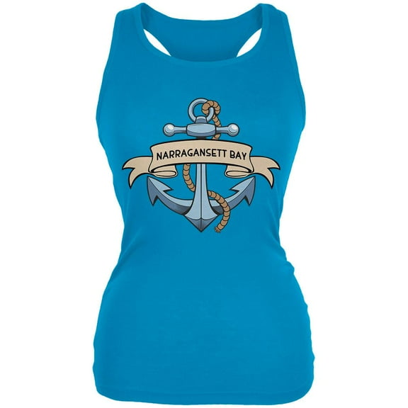 Anchor at Narragansett Bay Juniors Soft Tank Top LG