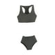 thumbnail image 5 of Ropa femenina a escala 1/6, chaleco deportivo coleccionable y pantalones cortos, ropa informal para mujer, acción Gris, 5 of 9