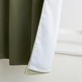 thumbnail image 2 of TOWN & COUNTRY BASICS Bertram Solid Linen Texture Indoor Curtains, Room Darkening with Energy Efficient Lining, Grommet Top, 2-Pack Set, Sage Green, 50"x96", 2 of 9