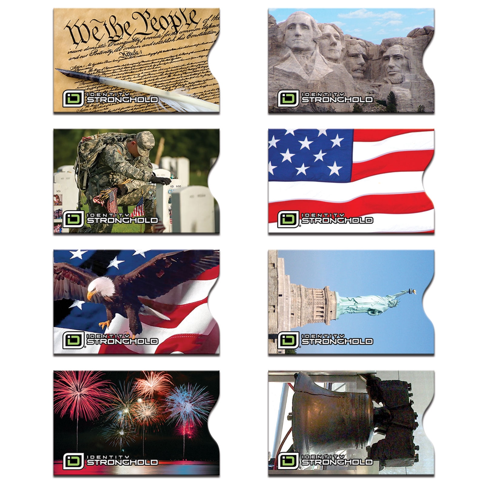 american flag card sleeves American Flag Laminating Sleeve main image 0